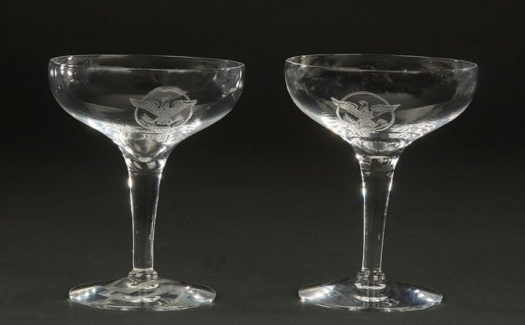 Champagne Glasses From the SS