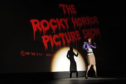 A screening of The Rocky Horror Picture Show begins with a striptease. - PHOTO BY CHERYL GERBER