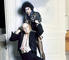 Richard O'Brien and Tim Curry