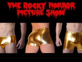 Rocky Horror gold shorts
